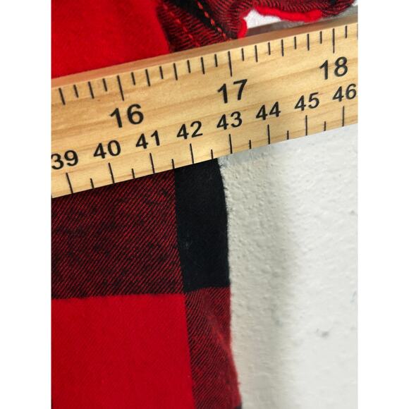 Cat & Jack Black and Red Checkered Girl's Long Sleeve Top Size XL - Picture 4 of 4